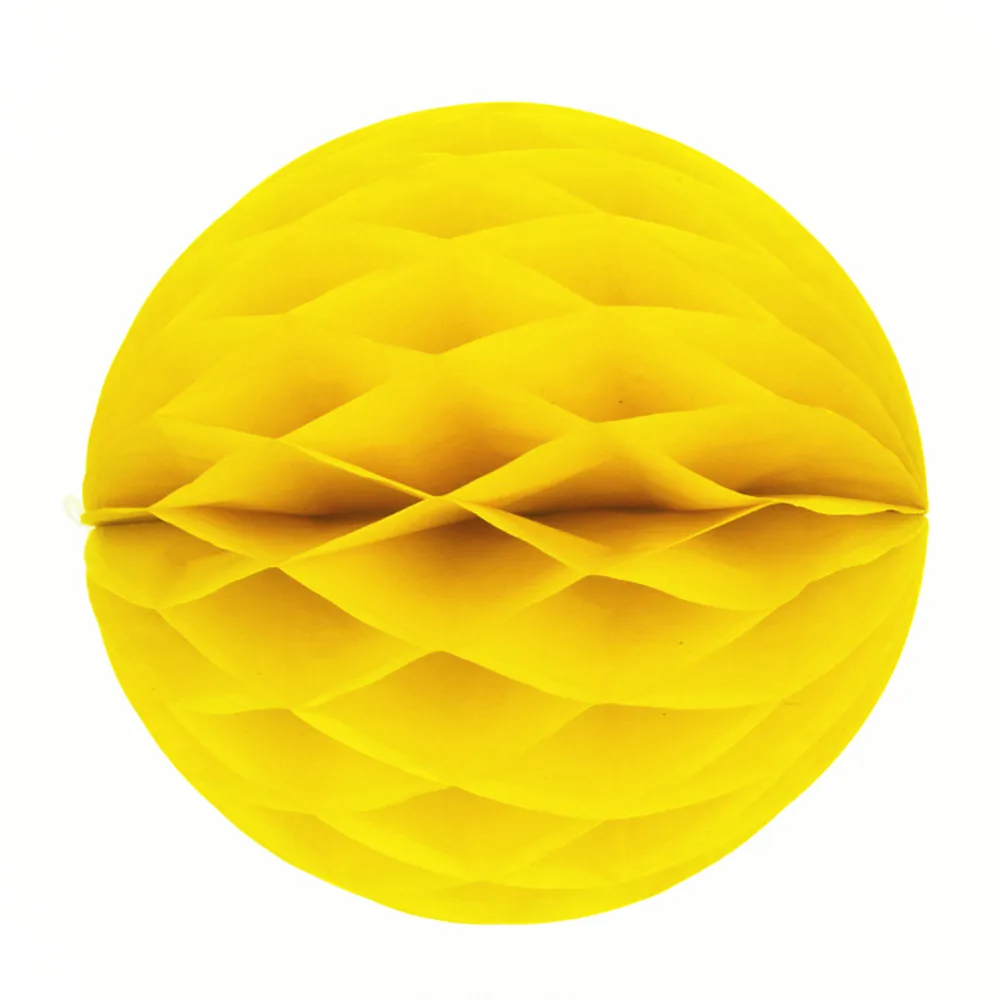 Babyshower lampion вечерние декоративные бумажные фонари Honeycomb Ball 5 шт. 6 дюймов украшения anniversaire lampion Свадебные honeycomb - Цвет: 6 yellow