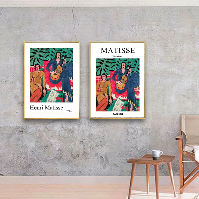 Анри Матисс Taschen Vogue плакаты и принты гитара девушка портрет стены искусства холст картины для гостиной домашний декор