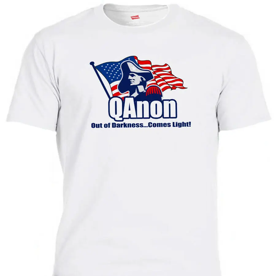 QAnon Q Clearance патриот мага Дональд Трамп Футболки размер|Мужские футболки| |