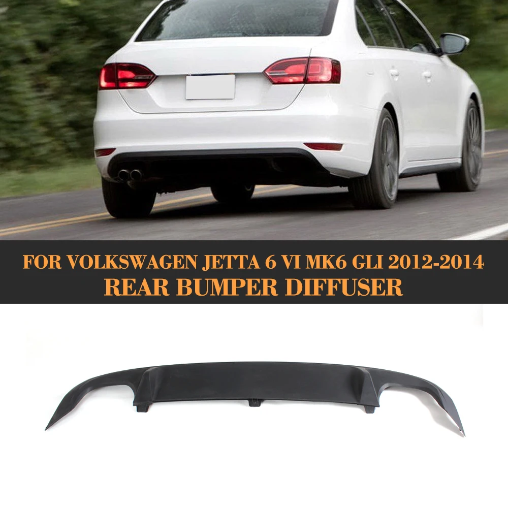 Черный Задний спойлер из АБС пластика диффузор для губ Volkswagen VW Jetta GLI Sedan 4 Door 2013 2014
