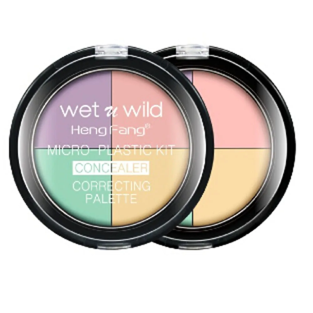 Heng Fang Wet& Wild микро пластиковый набор консилер для лица корректирующая палитра 4 цвета хайлайтер контур водостойкий стойкий Comestics
