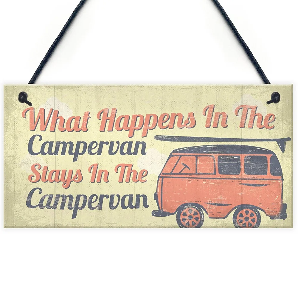 Meijiafei Campervan дом на колесах автофургон VW знаки дорожный праздничный висячий