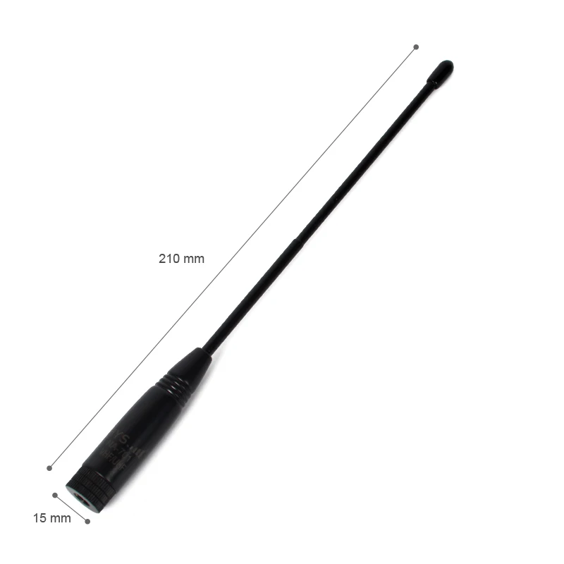 HYS 10 шт. NA-701 Walkie Talkie sma-мале антенны 8-дюймовый Whip VHF/UHF 144/430 мГц антенна для
