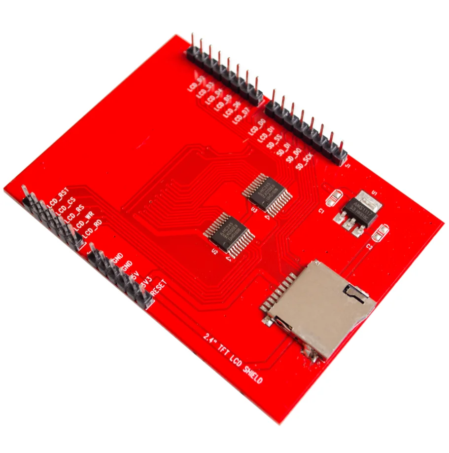 [Ah ROBOT】 ЖК-модуль TFT 2 4 дюймовый ЖК-экран для платы Arduino UNO R3 и поддержки mega 2560 |