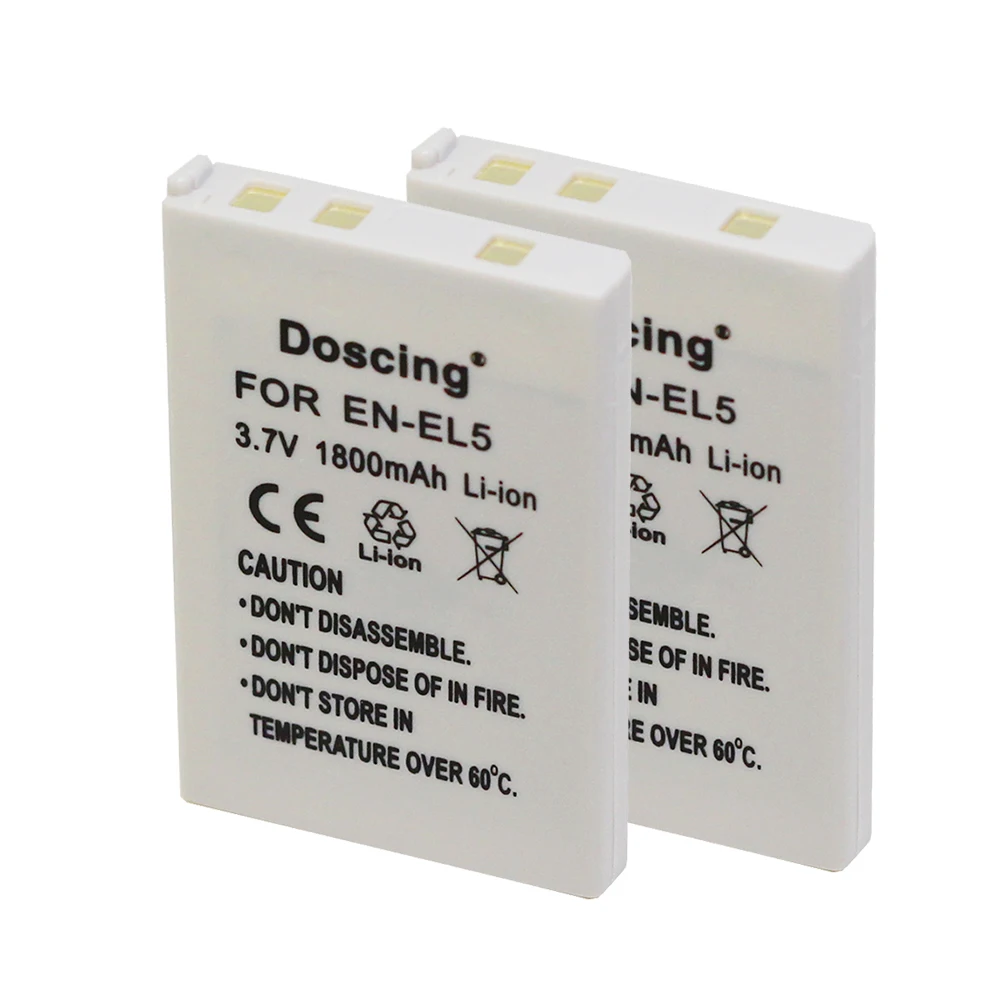 3 шт./лот Новое поступление EN-EL5 7 v 1800mAh батарея камеры EN EL5 ENEL5 для NIKON Coolpix 3700 4200 P5000
