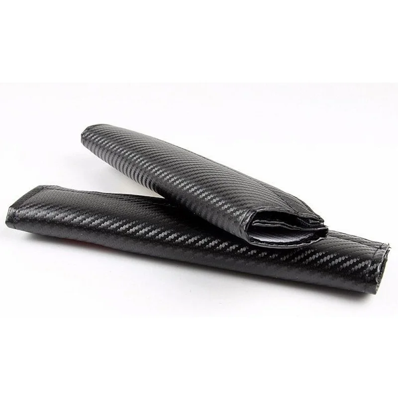 2 шт. из углеродного волокна FR логотип ремень безопасности Наплечные колодки