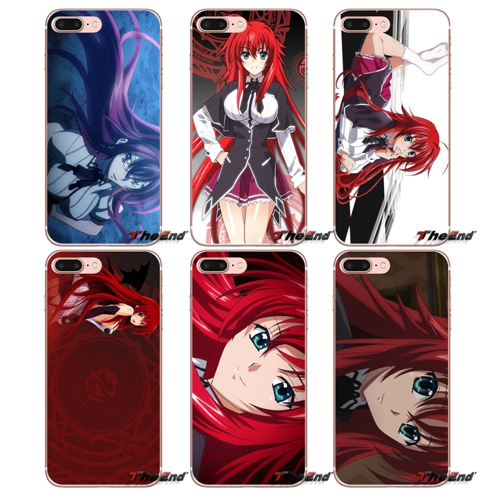 Чехол для iPhone X 4 4S 5 5S 5C SE 6 6S 7 8 Plus Samsung Galaxy J1 J3 J5 J7 A3 A5 2016 2017 Akeno Rias Gremory High School DxD|case plus|for
