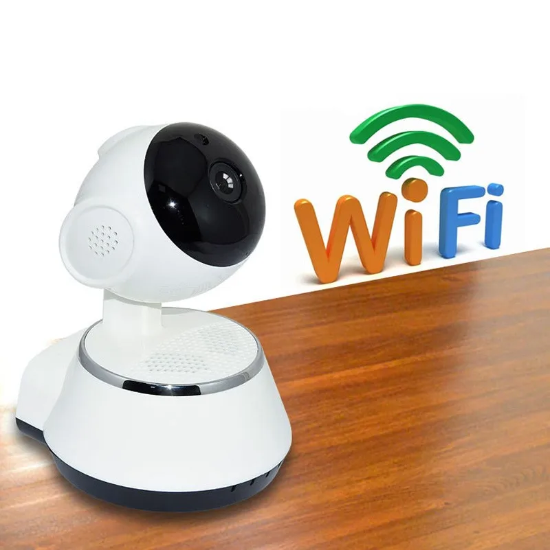 Беспроводной IP Камера WI FI 720 P видеонаблюдения Cam Micro SD слот Поддержка микрофон и P2P