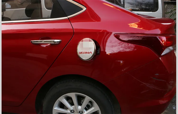 Крышка для топливного бака Luhuezu хромированная крышка бензобака Hyundai ACCENT SOLARIS VERNA