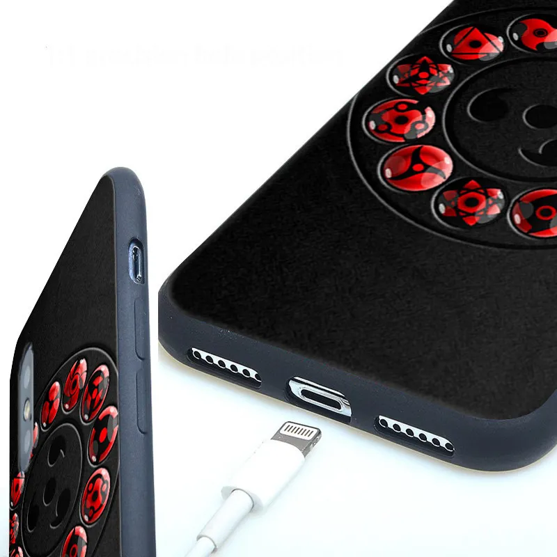 Чехол для iPhone 8 из аниме атака на Титанов чехол Naruto мягкий силиконовый телефона X 6