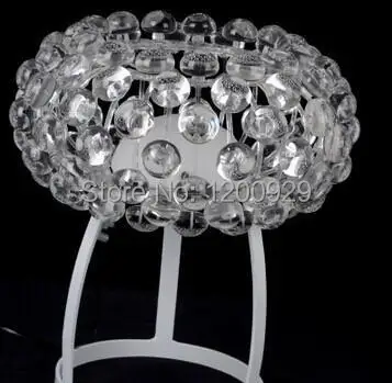 Хрустальная ионная настольная лампа современный абажур для