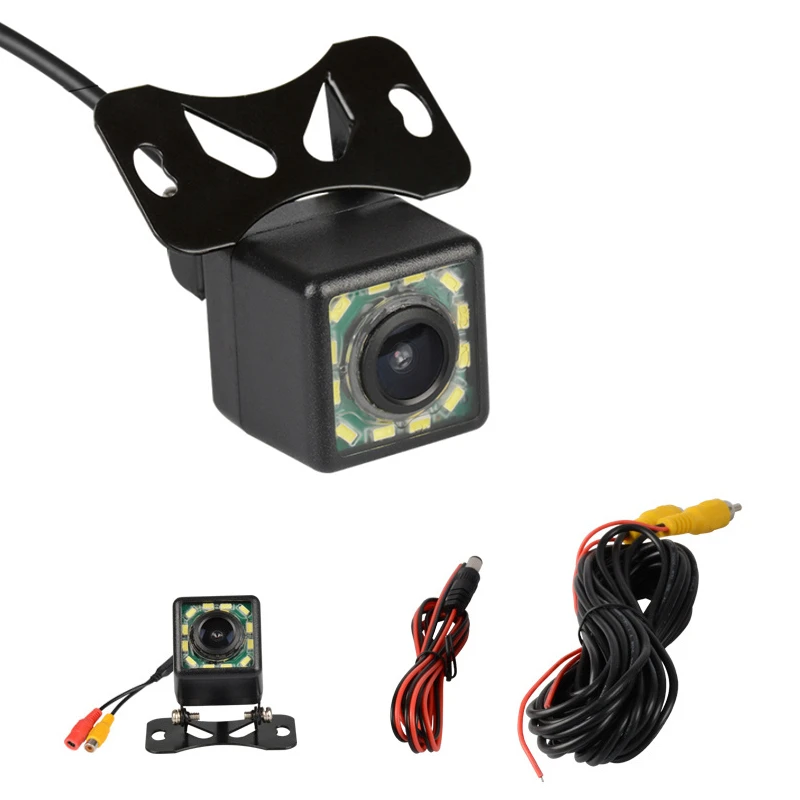 Автомобильная камера заднего вида Универсальная запасная 12 LED ночного видения 170