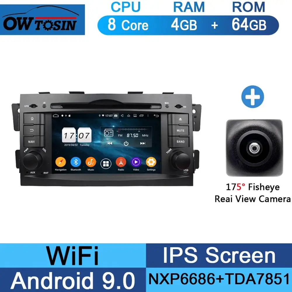 64G Fisheye Camera " ips Octa 8 ядерный 4 Гб ОЗУ+ 64 Гб ПЗУ Android 9,0 Автомобильный DVD Радио gps Navi для Kia Mohave Borrego 2008- DSP CarPlay Parrot BT - Цвет: 64G Fisheye Camera