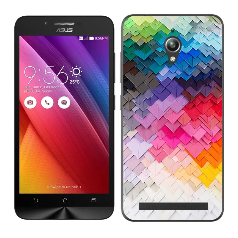 19 Защитный Мягкий чехол из ТПУ для ASUS Zenfone GO ZC500TG, 5,0 дюймов, чехол для телефона с рисунком космонавта Для ZenFone GO ZC500TG Z00VD - Цвет: 19