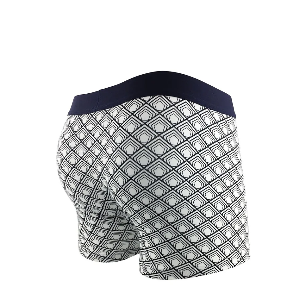 Премиум сексуальный Бизнес Стиль мужские хлопковые боксеры нижнее белье