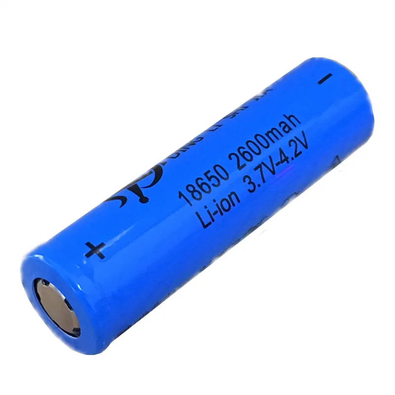 DING LI SHI JIA PT 2 шт 18650 2600mAh аккумулятор перезаряжаемый 3 7 V литий-ионный для