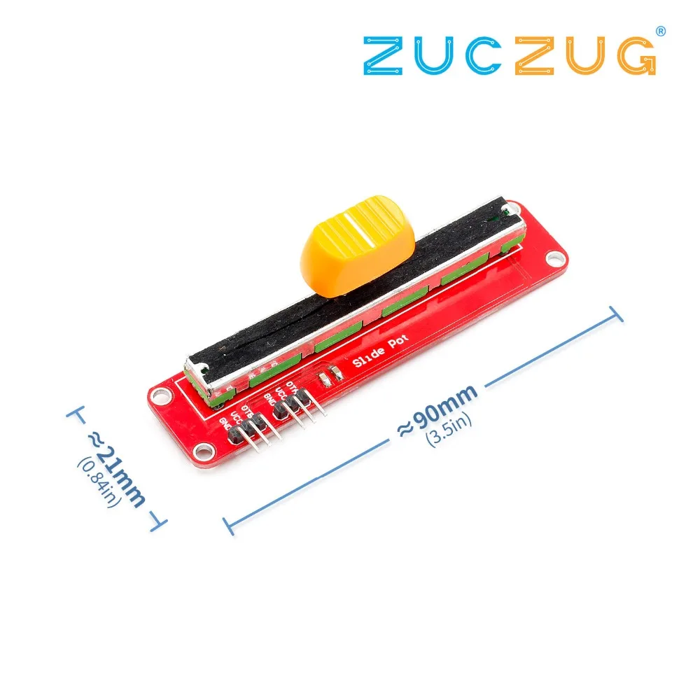 Направляющий потенциометр 10K Линейный модуль двойной выход для Arduino AVR