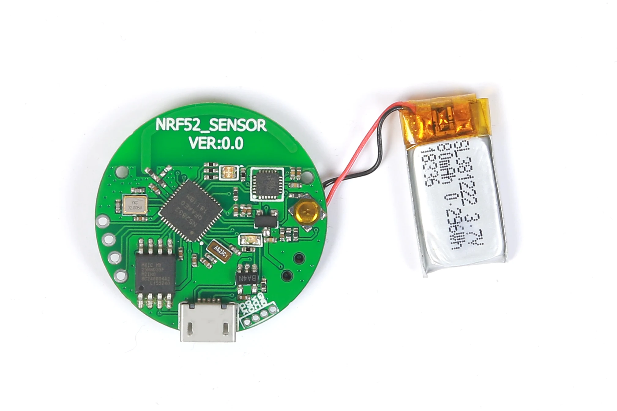 Макетная плата NRF52832 52810 с ручным кольцом совместимая Bluetooth 4.04.1BLE 9-осевой датчик
