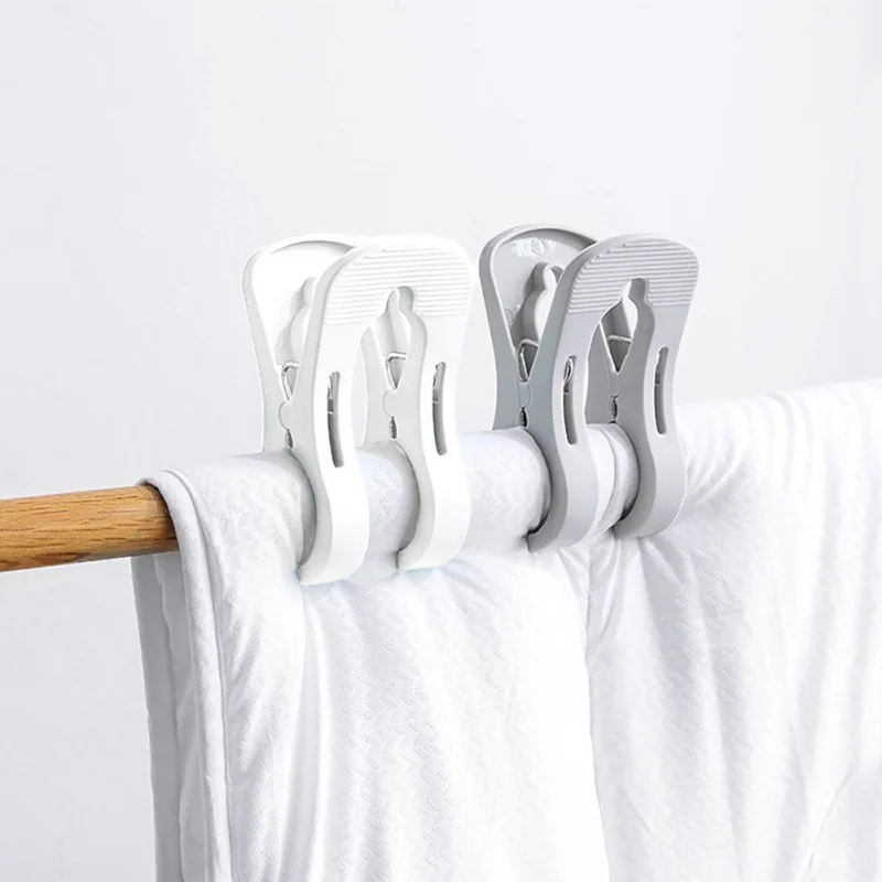 Japanese-style Large Windproof Clip Plastic Clothes Drying Quilt Clothespin | Дом и сад