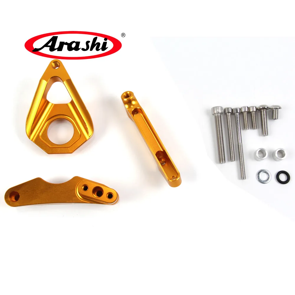 Arashi 1 комплект для SUZUKI GSXR 600 750 2001-2005 рулевой Стабилизатор демпфер кронштейн GSXR750 GSXR600 GSX600R GSX750R 01 02