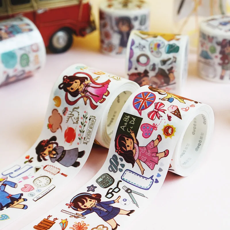 

5M Washi Masking Tapes Festival Celebration School Life Decorative Adhesive Scrapbooking DIY Paper Japanese Stickers