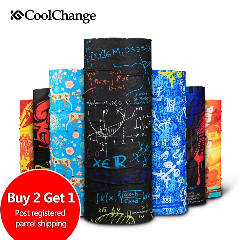 CoolChange Спортивная маска для лица повязка на голову верховой езды головной убор