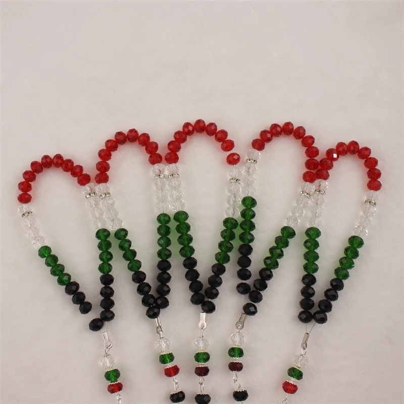 Бесплатная доставка 5 шт./лот 8 мм Разноцветные Хрустальные мусульманские