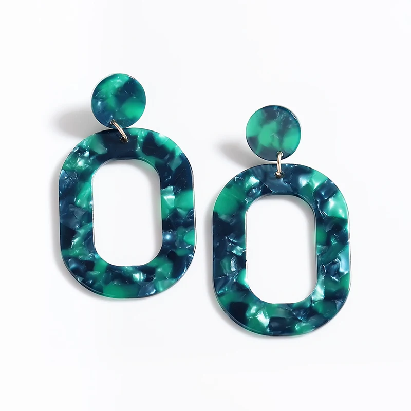 Trendy Brincos green Earrings For Female Drop Elegant Eardrop Jewelry Accessories oorbellen pendientes d'oreille | Украшения и