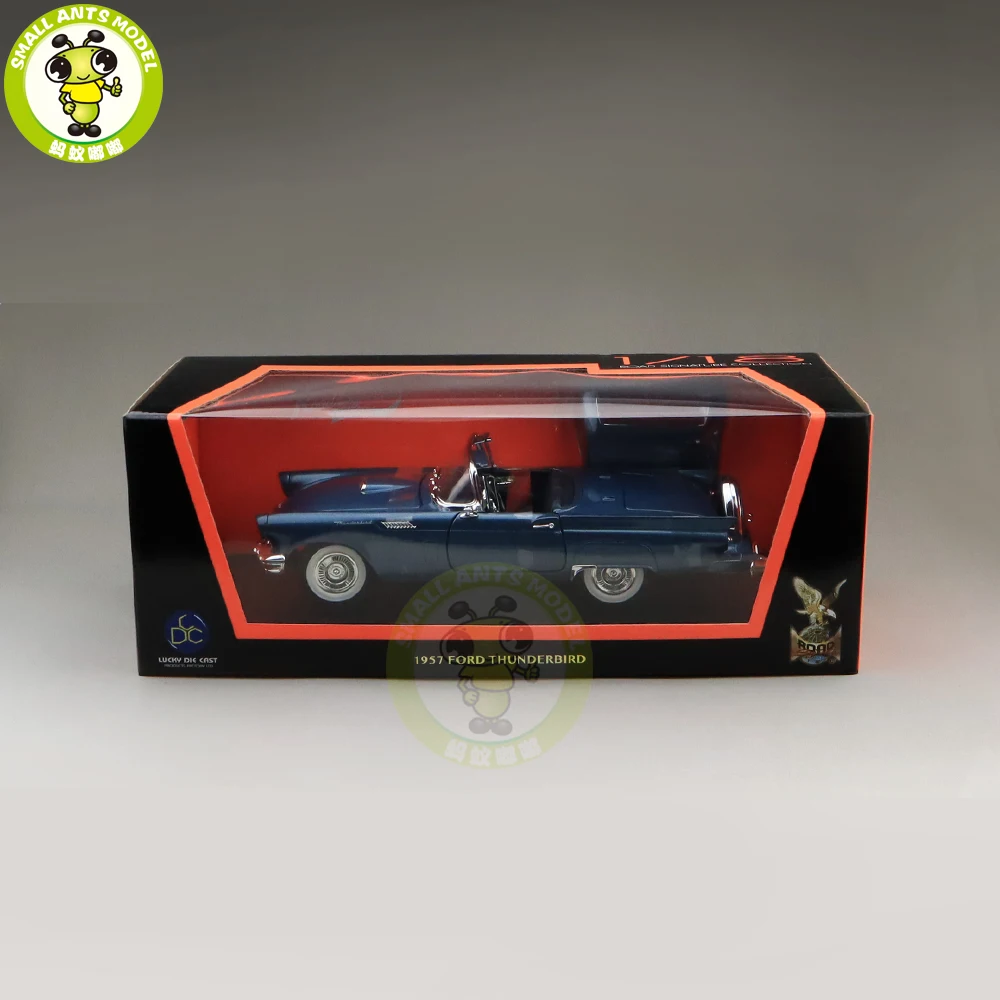 

1/18 1957 Ford THUNDERBIRD Road Signature Diecast Model Car Toys Boys Girls Gift
