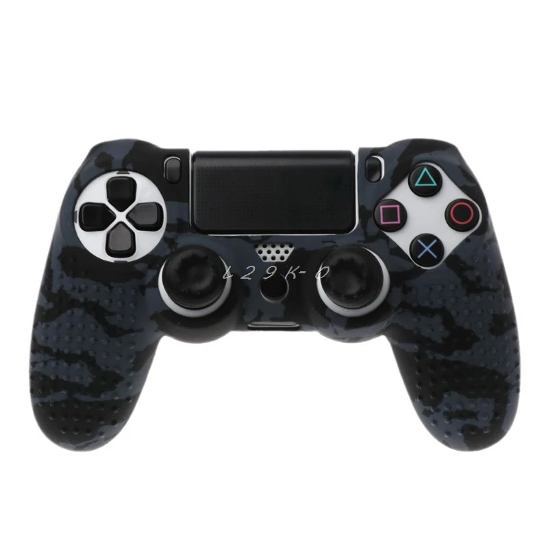 Для Playstation PS4 контроллер Противоскользящий Камуфляжный силиконовый чехол с ручкой Крышка джойстика s защитный чехол
