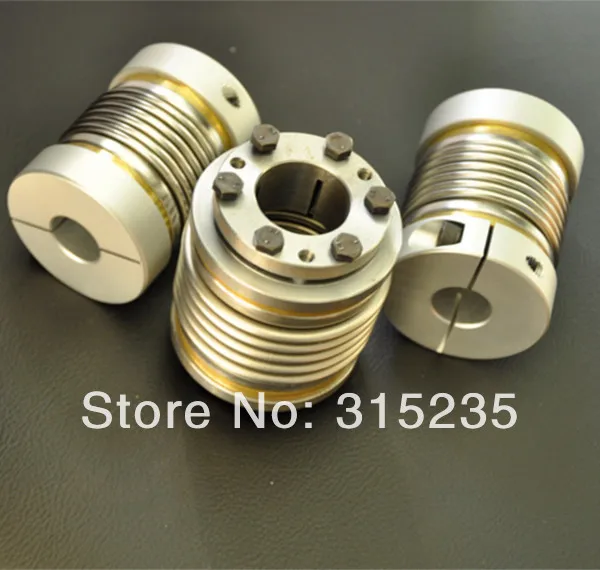 D40mm металлические сильфонные муфты для фрезерные машины|metal bellows couplings|bellows couplingmetal