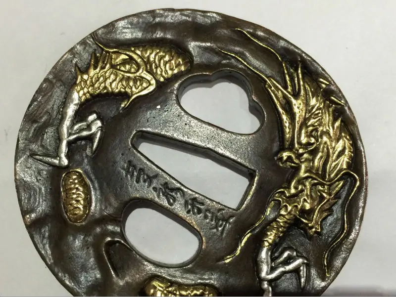 Аксессуары японский меч самурая медь Цуба @ 31 дизайн Dragon/ Tiger|dragon design|tiger designtiger tiger |