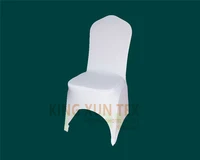 cheap whitespandex chair cover lycra cover for chair dining chair cover wedding banquet party christmas decoration