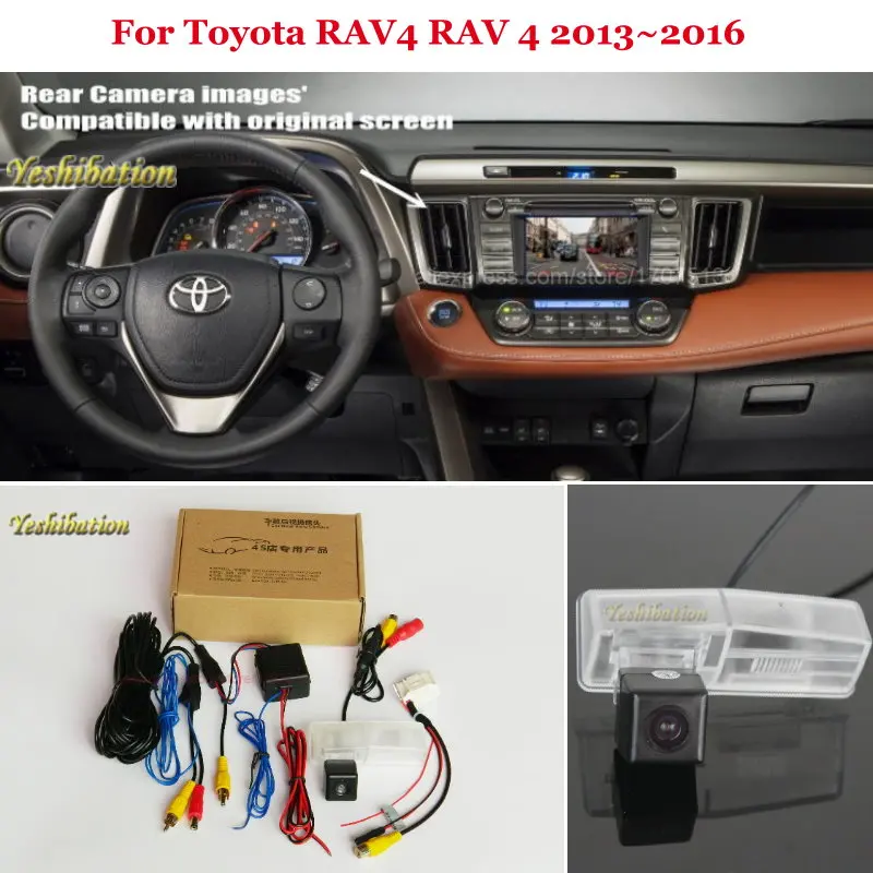 Комплекты HD автомобильных камер заднего вида с ночным видением для Toyota RAV4 RAV 4 2013 ~
