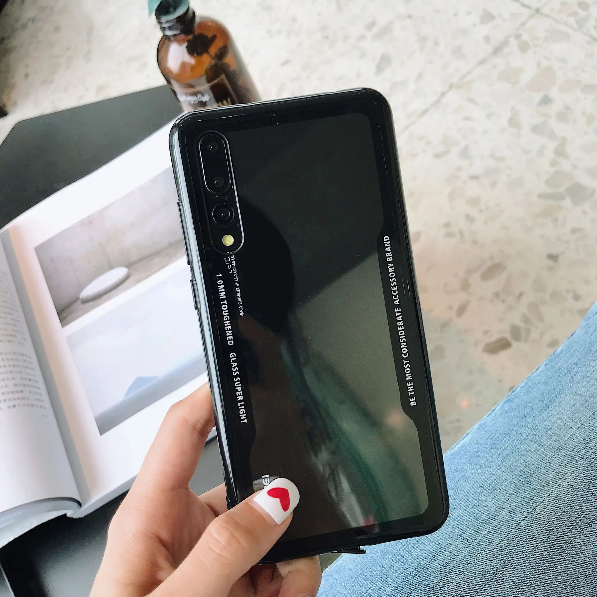 Чехол для телефона из закаленного стекла для huawei P20 P30 mate 20 10 Pro Lite прозрачный чехол