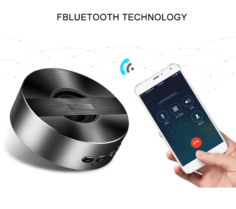 AINGSLIM беспроводной Bluetooth динамик Поддержка TF карты воспроизведения портативный стерео автомобильный сабвуфер Hands-free Звонки для мобильного телефона ПК