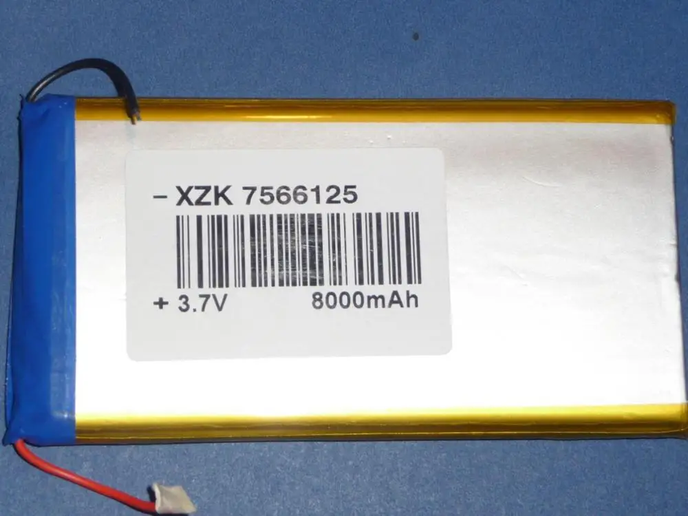 

8000 Ma 7566125 polymer lithium battery lithium battery mobile power battery