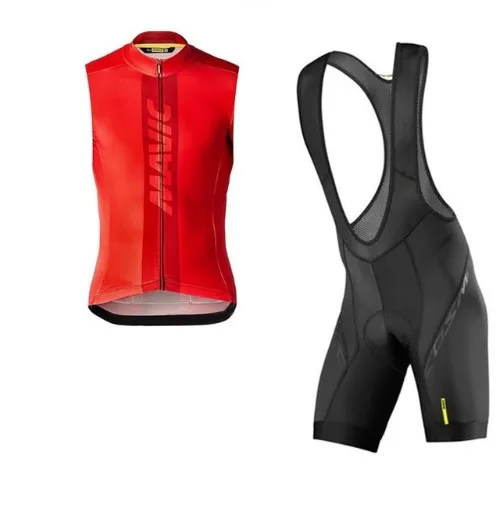 2018 Mavic Pro team набор Джерси для велоспорта летняя одежда без рукавов Ropa Ciclismo Мужская