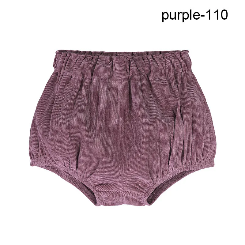 purple 110 Для новорожденных одежда для малышей вельветовые дно детские трусики с юбочкой Короткие трусы подгузники штанишки@ ZJF - Цвет: purple 110
