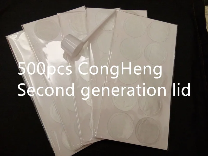 Второе поколение Крышки самоклеющиеся алюминиевой крышкой для заправки