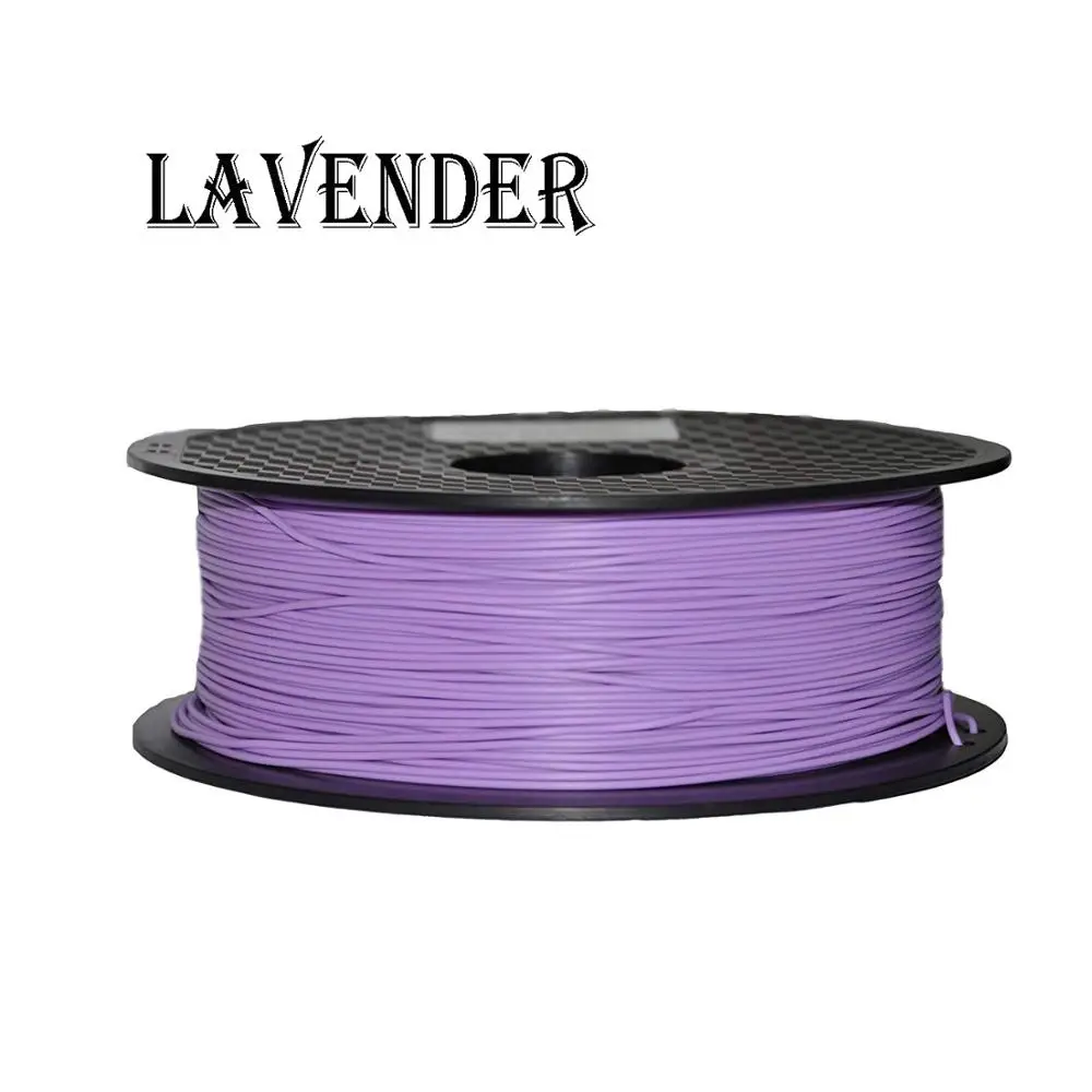 ABS Lavender Нить для 3D-принтера PLA ABS 1,75 мм 1 кг белый черный красный синий розовый зеленый фиолетовый желтый натуральный прозрачный - Цвет: ABS Lavender