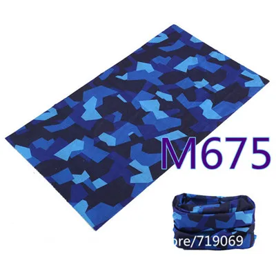 M675 M671-730 Спорт Бандана для мотоцикла, велосипеда шарф повязка на голову различные тюрбан капюшон Волшебная Вуаль головной платок многофункциональный Спорт - Цвет: M675