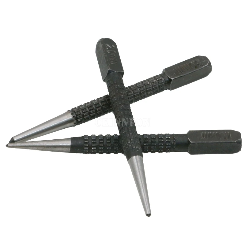 

DHL 200 Sets 3 PCS High-carbon Steel Center Punch Set 10.1cm Non Slip Center Punch For Alloy Steel Wood Marking Drilling Tool