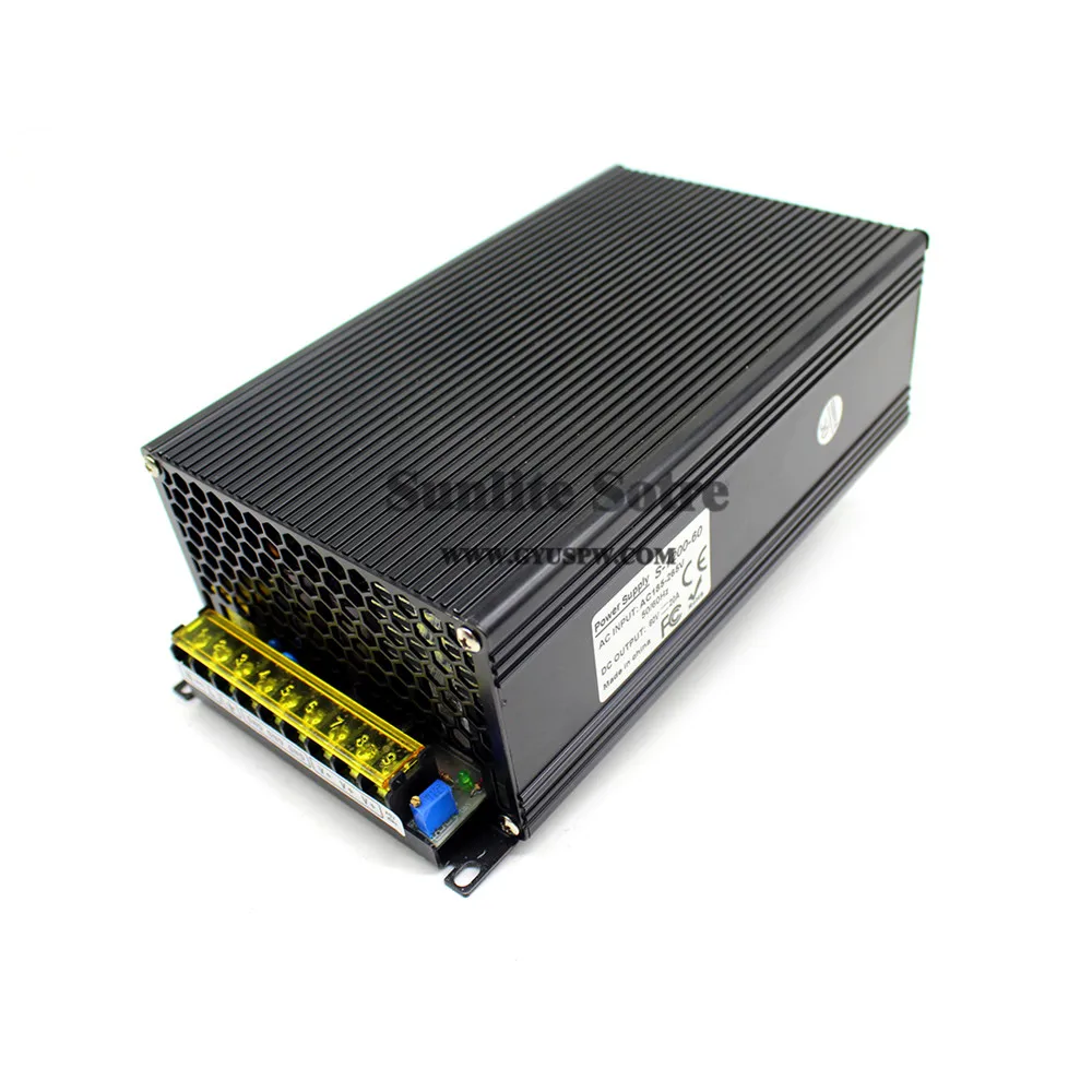 Переменная 1200 Вт 20a 60v DC Питание блок Трансформатор 110V 220V AC DC60V драйвер Источники питания для фрезерный станок с чпу шаговый двигатель подвесной светильник
