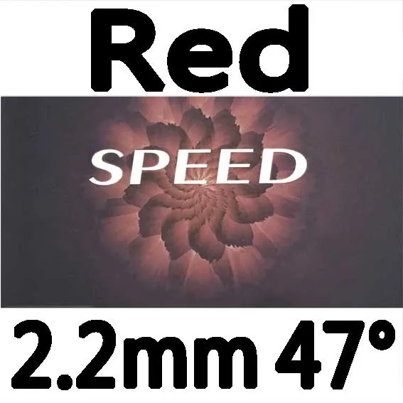 SPD Red 2.2mm H47 Новинка 729 серия Блум, резиновый с губкой для настольного тенниса, Скорость дуги, контроль мощности, весло для пинг-понга - Цвет: SPD Red 2.2mm H47