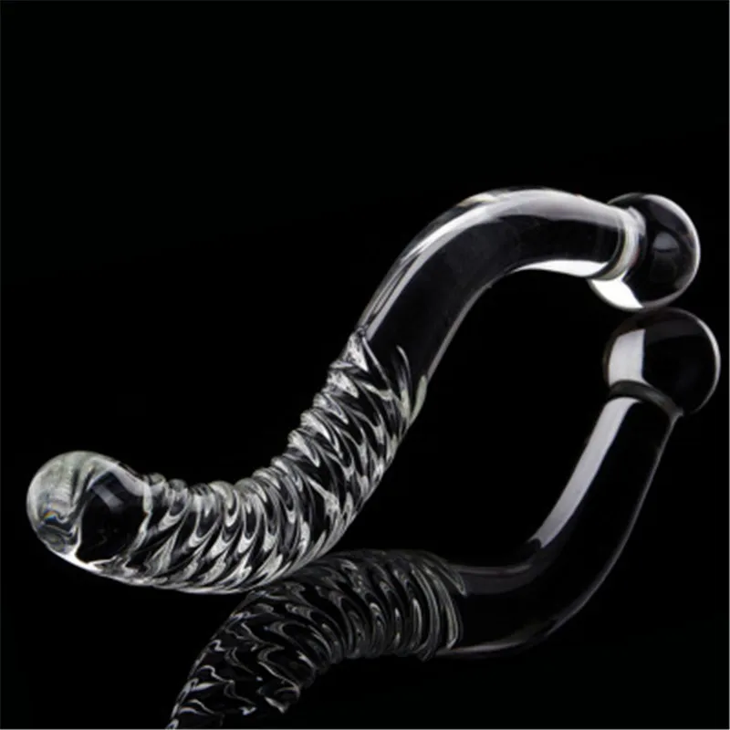 Clomedsx Кристалл dildo Анальная пробка массаж простаты мастурбатор секс-игрушки для