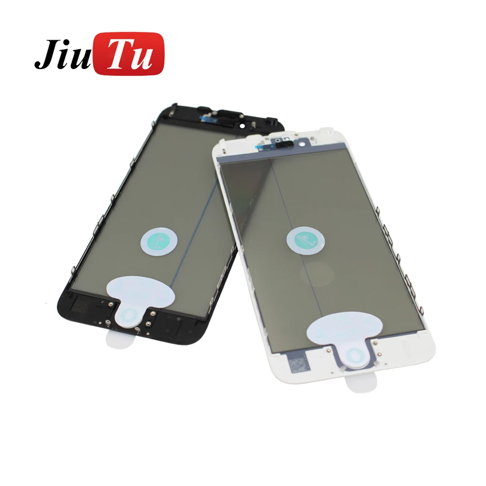 Холодный пресс OEM внешнее стекло со средней рамкой + ОСА поляризатор для iPhone 6/6 S/7
