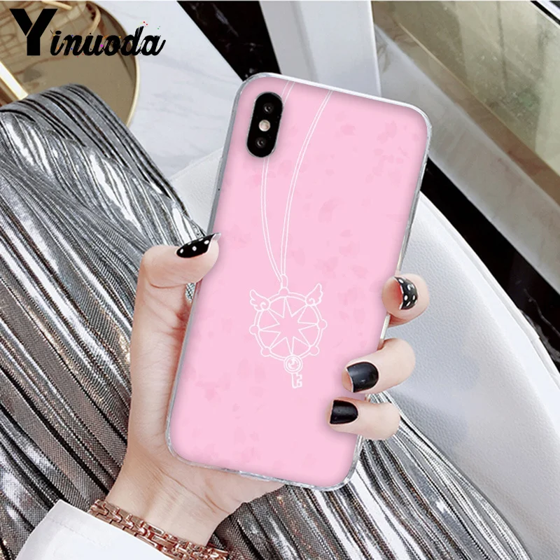 Yinuoda Cardcaptor Sakura Роскошный Уникальный Дизайн чехол для телефона Apple iPhone 8 7 6 6S Plus X XS MAX