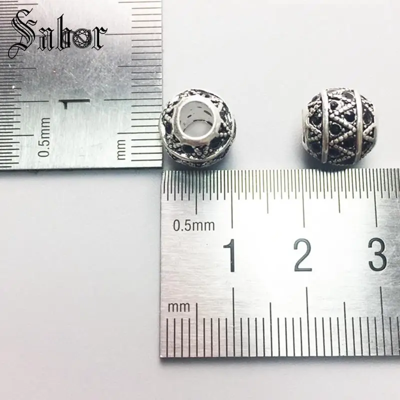 Хит продаж металлические бусины кармы для браслета и ожерелья модные ювелирные