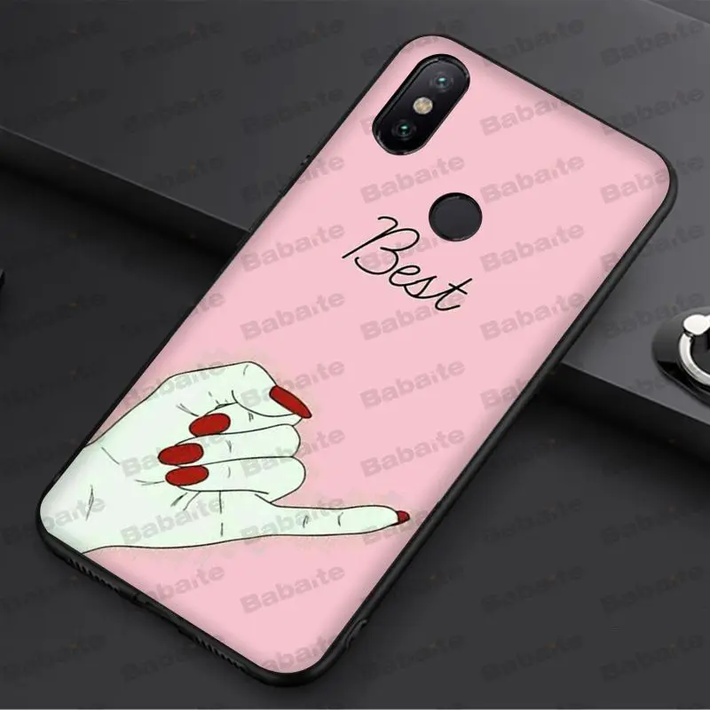 Чехол для телефона Babaite Best Friend Girlfriend Boyfriend Shopping girl redmi 5plus 5A 6pro 4X note5A note4x funda |